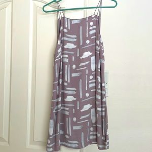 Silent + Noise (Urban Outfitters) - Lavender Mini Dress w/ Open Back - Size S